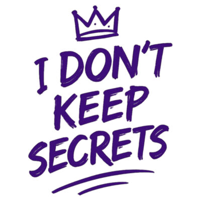 Kids: I Don't Keep Secrets  Design